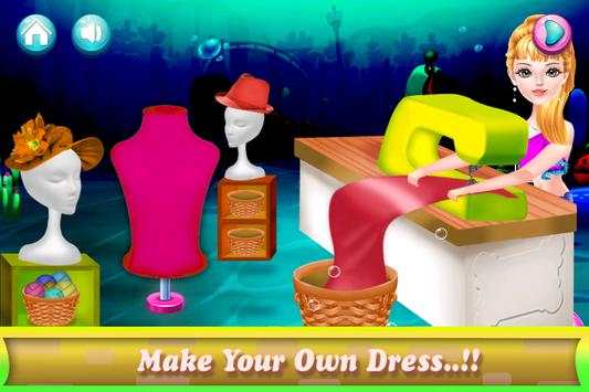 Mermaid Hairstyle Makeup Salon screenshot 8