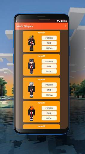 Skinpack Naruto for Minecraft screenshot 2