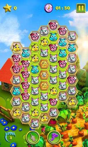 Funny Pets Match 3 Free screenshot 3