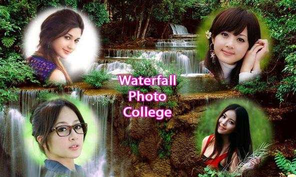 Waterfall photo collage frames 1 تصوير الشاشة