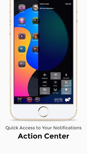 Blue Sky Theme For Computer Launcher screenshot 1