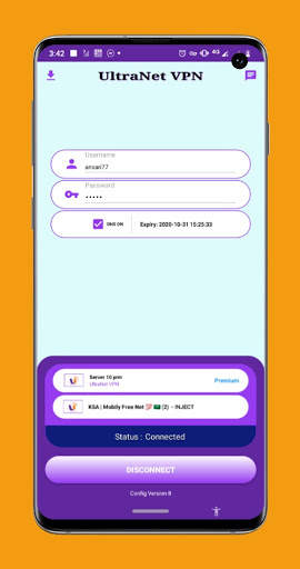 UltraNet VPN v2 screenshot 2