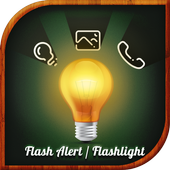 Flash Alert : Flashlight icon