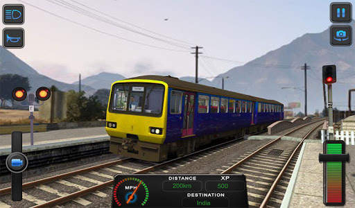 Train Driving 2018 - Fast Train Driver Traveller screenshot 6