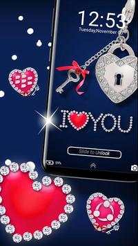 Love You Diamond Launcher Theme screenshot 5