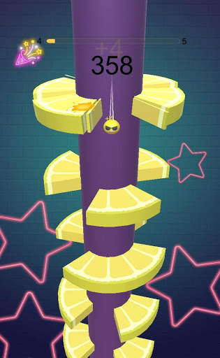 Fruit Helix Crush Game : Ball Helix Jump Game screenshot 2