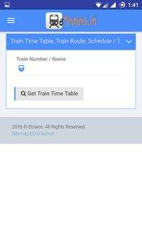Train Running Status - Indian Railways screenshot 3