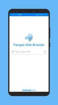 Pangea Web Browser - Fast & Design screenshot 1