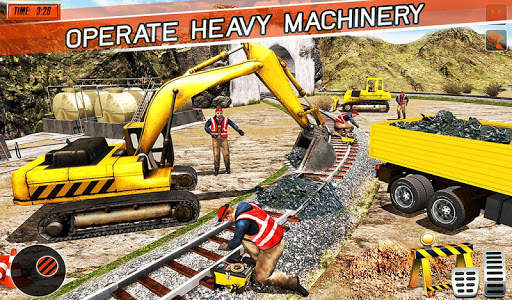 Heavy Machines Train Track Construction Simulator screenshot 9