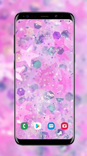 Pink Glitter Wallpapers screenshot 13