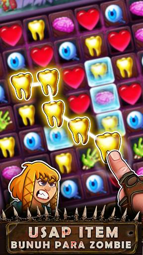 Zombie Blast -RPG Match 3 Game screenshot 1