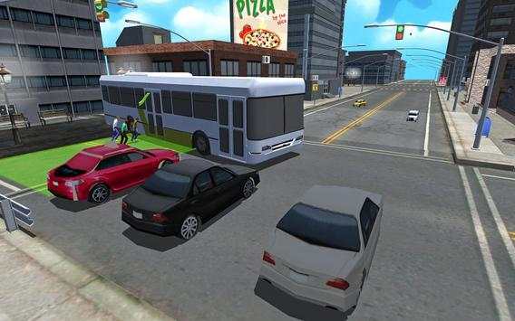 Bus Simulator 3D 2016 : City screenshot 7