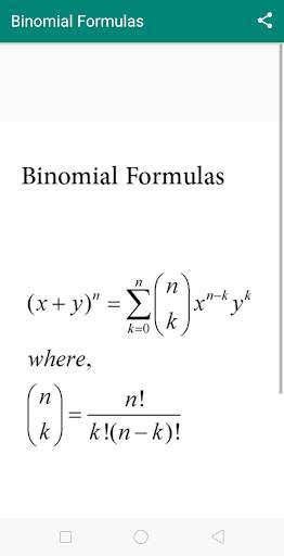 ALL maths Formulas - Free maths Formula screenshot 5