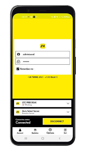 JM Tunnel vpn screenshot 1
