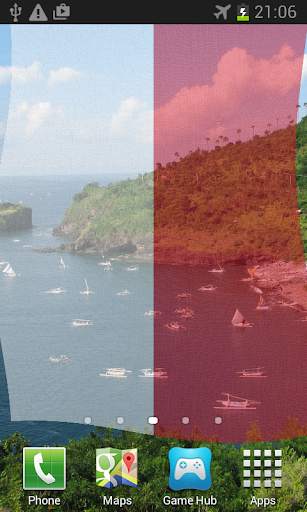 Indonesia Flag Live Wallpaper screenshot 7