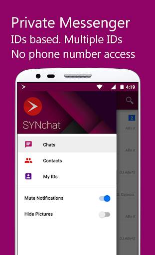 SYNchat Messenger screenshot 1