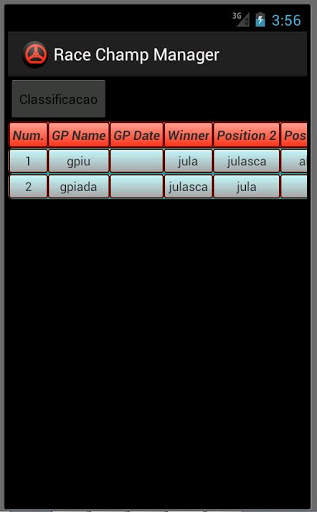 Race Champ Manager screenshot 2