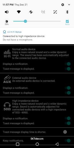 Hi-Fi Status(LG) screenshot 2