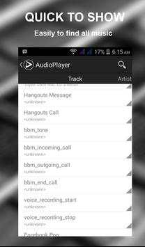 Audio Music Player screenshot 1