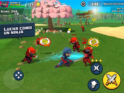 Ninja Golf ™ screenshot 9