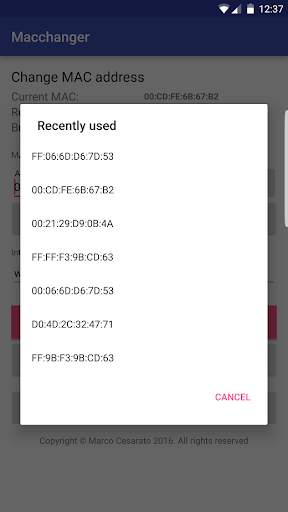 Macchanger [ROOT][No ADs] screenshot 6