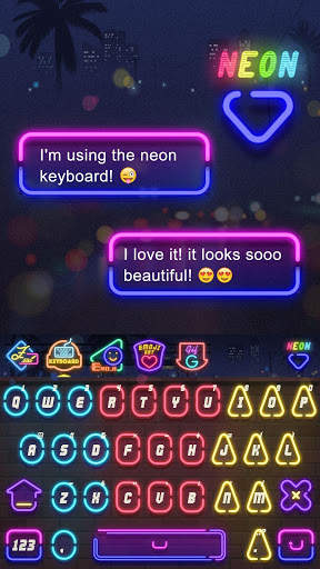 Neon Keyboard 2 تصوير الشاشة