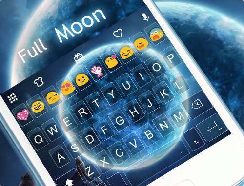 Full Moon Love Emoji Keyboard screenshot 5
