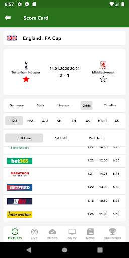 Soccer Livescore screenshot 4