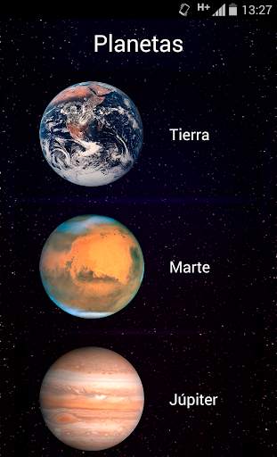 Sistema Solar para Android screenshot 1
