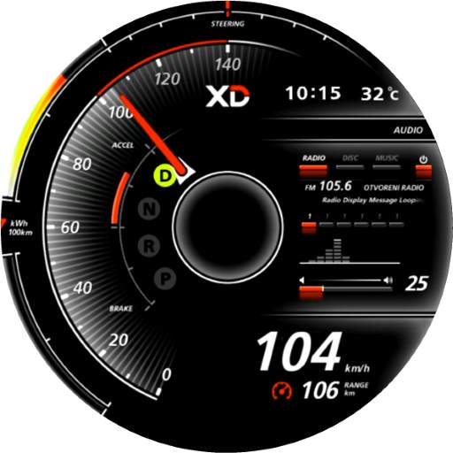 Speedometer Car Dashboard Video Wallpaper 2.0