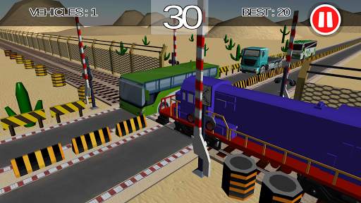 RailRoad Crossing 3D 🚅 Train Simulator Game screenshot 12