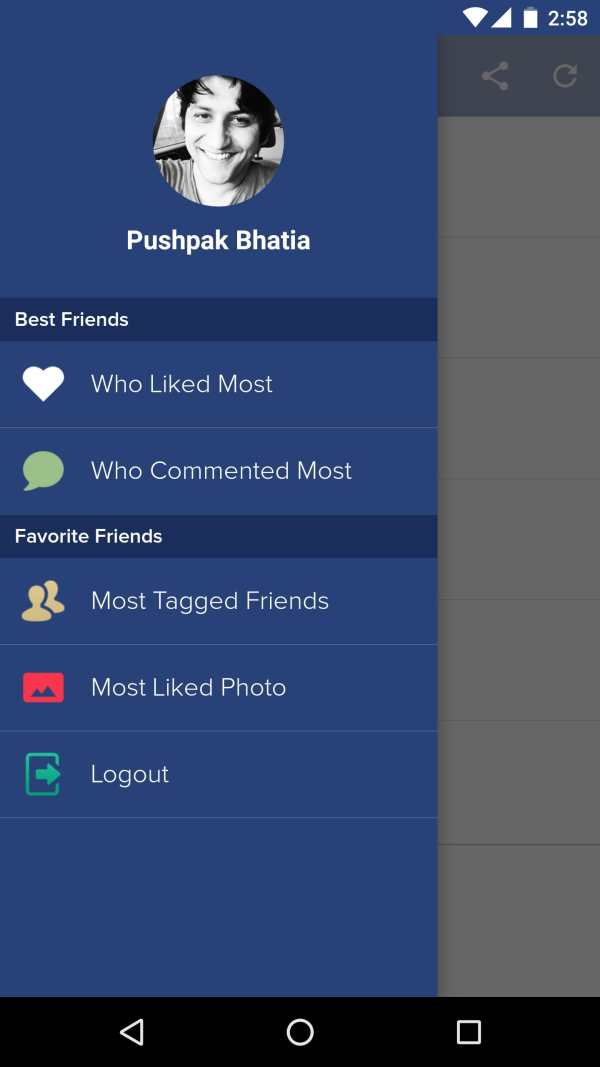 Best Friends for Facebook screenshot 1