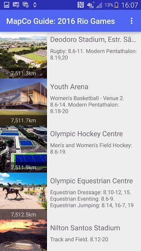 MapCo Guide: 2016 Rio Games screenshot 1