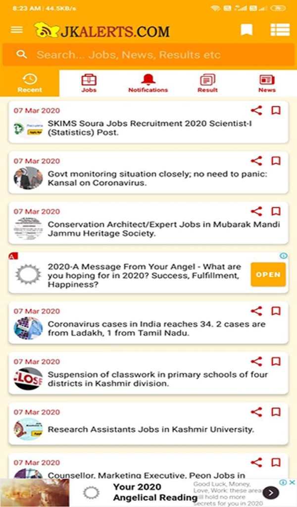 JKALERTS - Jammu & Kashmir Jobs, News Updates. screenshot 3