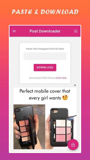 Video and Photo Downloader For Insta and Whatsapp screenshot 1
