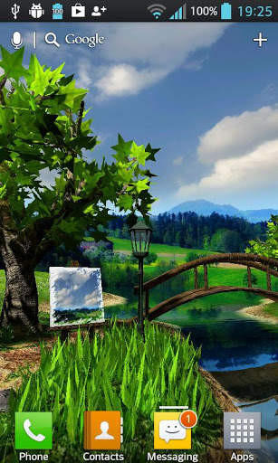 Parallax Nature: Summer Day 3D Gyro Wallpaper screenshot 1