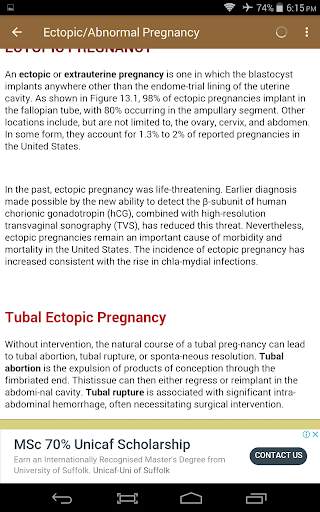 Ectopic Pregnancy & Abortion screenshot 7