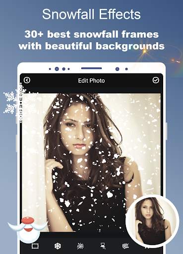 Snowfall Editor - Snowfall Photo Effects screenshot 6