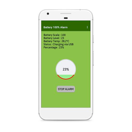 Battery 100% Alarm скриншот 1
