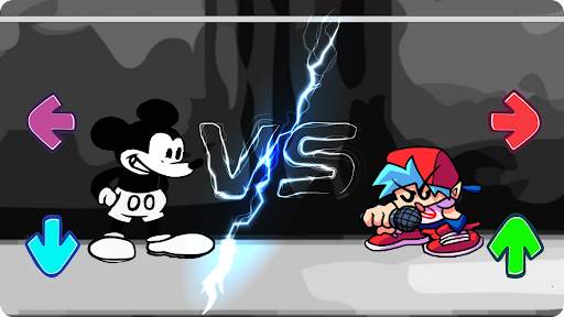 FNF vs Suicide Mouse Funny Mod screenshot 1