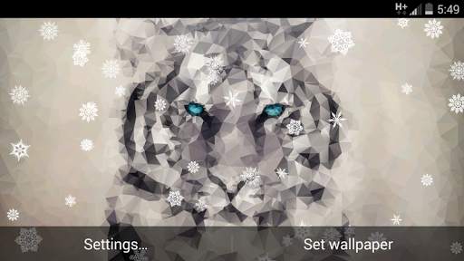 Snow Tiger - 3D Live Wallpaper screenshot 6