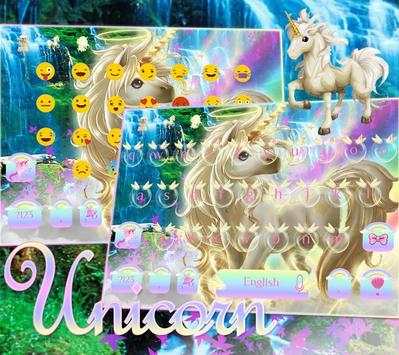 Rainbow unicorn live wallpaper theme screenshot 2