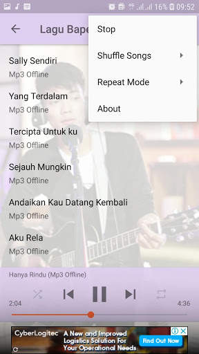 Lagu Baper Tri Suaka - Hanya Rindu Offline screenshot 5