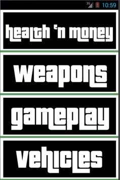 Cheats GTA screenshot 3