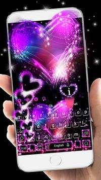 Love Sparkling Keyboard Theme screenshot 3