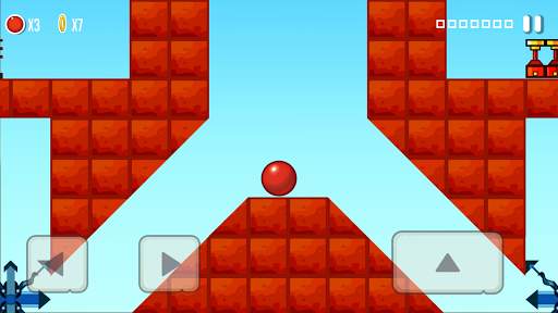 Classic Bounce Game - Red Ball Adventure 4 تصوير الشاشة