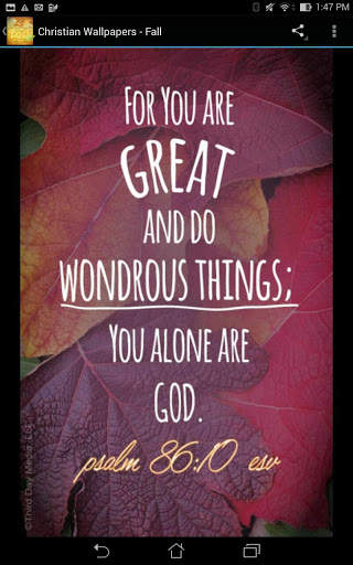 Fall Christian Wallpapers 6 تصوير الشاشة