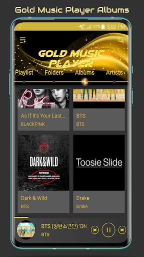 Gold Music Player 4 تصوير الشاشة