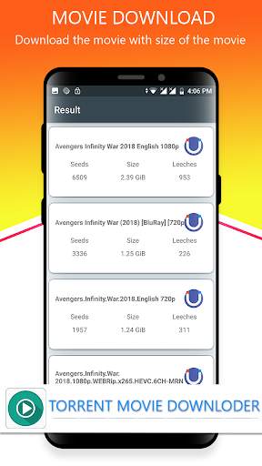 Torrent Movie Downloader screenshot 3