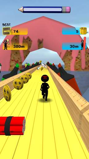 Stickman Run скриншот 4